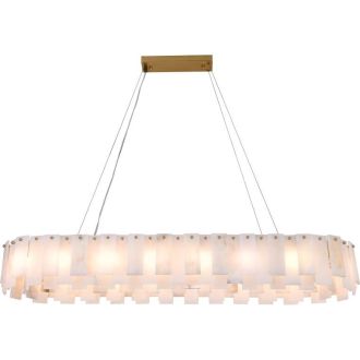 Подвесная люстра Stilfort Spanish Stone 2197/05/18PL, G9, бронзовый/белый