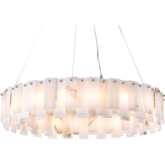 Подвесная люстра Stilfort Spanish Stone 2197/05/18P, G9, бронзовый/белый
