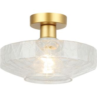 Бра Stilfort Acordy 2198/00/01CW, E27, 40 Вт, золото матовое/прозрачный