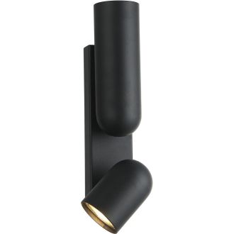 Бра Stilfort Duet 2199/02/02W, 2×GU10 по 10 Вт, черный, хай-тек стиль