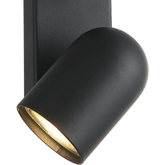 Бра Stilfort Duet 2199/02/02W, 2×GU10 по 10 Вт, черный, хай-тек стиль