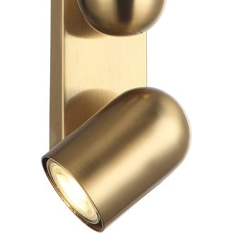 Бра Stilfort Duet 2199/05/02W, 2×GU10 по 10 Вт, золото матовое