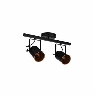 Спот Stilfort Neider 3015/02/02C, 2×E27 по 40 Вт, черный, лофт стиль
