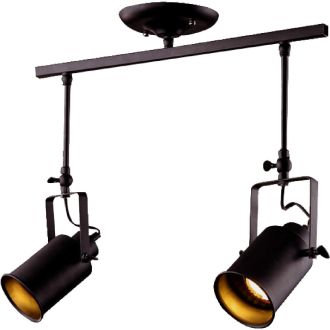 Спот Stilfort Neider 3015/02/02P, 2×E27 по 40 Вт, черный, лофт стиль