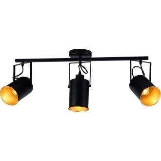 Спот Stilfort Neider 3015/02/03C, 3×E27 по 40 Вт, черный, лофт стиль
