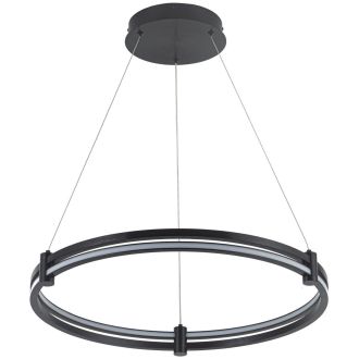 Подвесной светильник Stilfort Tooring 4006/02/01P, LED 40 Вт, черный/белый