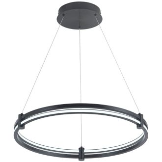 Подвесной светильник Stilfort Tooring 4006/02/01P, LED 40 Вт, черный/белый