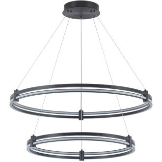 Каскадная люстра Stilfort Tooring 4006/02/02P, LED 60 Вт, черный/белый