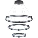 Каскадная люстра Stilfort Tooring 4006/02/03P, LED 110 Вт, черный/белый