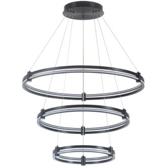 Каскадная люстра Stilfort Tooring 4006/02/03P, LED 110 Вт, черный/белый