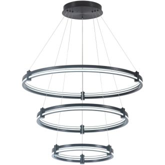 Каскадная люстра Stilfort Tooring 4006/02/03P, LED 110 Вт, черный/белый