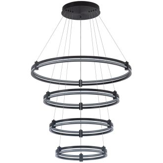 Каскадная люстра Stilfort Tooring 4006/02/04P, LED 120 Вт, черный/белый