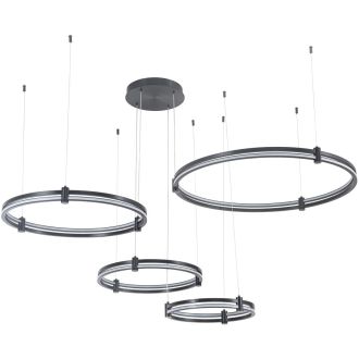 Подвесной светильник Stilfort Tooring 4006/02/04PL, LED 120 Вт, черный/белый