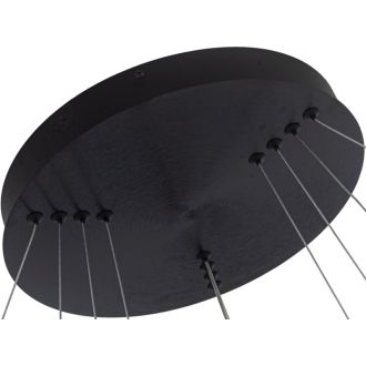 Каскадная люстра Stilfort Tooring 4006/02/04P, LED 120 Вт, черный/белый