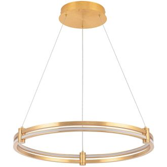 Подвесной светильник Stilfort Tooring 4006/05/01P, LED 40 Вт, латунный/белый