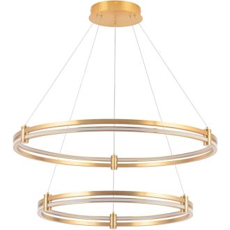 Каскадная люстра Stilfort Tooring 4006/05/02P, LED 60 Вт, латунный/белый