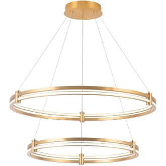 Каскадная люстра Stilfort Tooring 4006/05/02P, LED 60 Вт, латунный/белый
