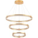 Каскадная люстра Stilfort Tooring 4006/05/03P, LED 110 Вт, латунный/белый