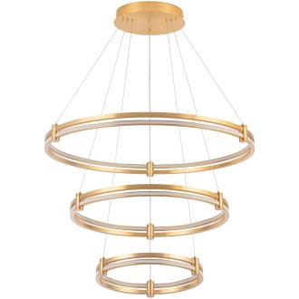 Каскадная люстра Stilfort Tooring 4006/05/03P, LED 110 Вт, латунный/белый