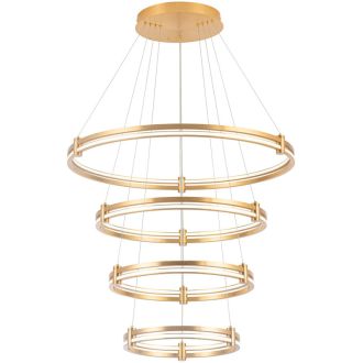 Каскадная люстра Stilfort Tooring 4006/05/04P, LED 120 Вт, латунный/белый