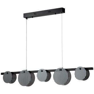 Подвесная люстра Stilfort Relux 4008/02/05PL, LED 40 Вт, черный/серый