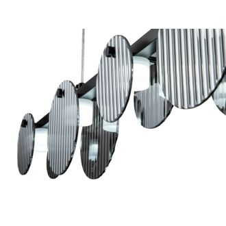 Подвесная люстра Stilfort Relux 4008/02/05PL, LED 40 Вт, черный/серый