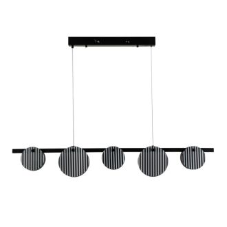 Подвесная люстра Stilfort Relux 4008/02/05PL, LED 40 Вт, черный/серый