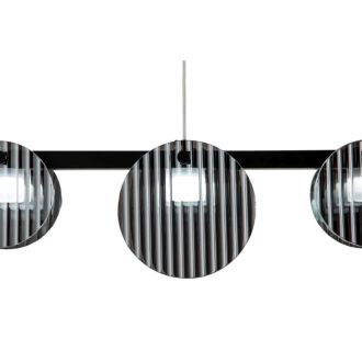 Подвесная люстра Stilfort Relux 4008/02/05PL, LED 40 Вт, черный/серый
