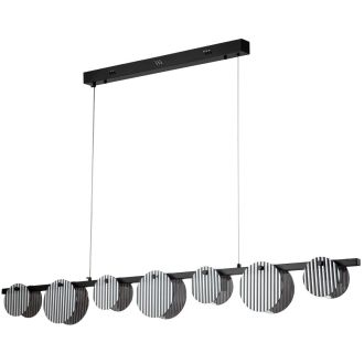 Подвесная люстра Stilfort Relux 4008/02/07PL, LED 40 Вт, черный/серый