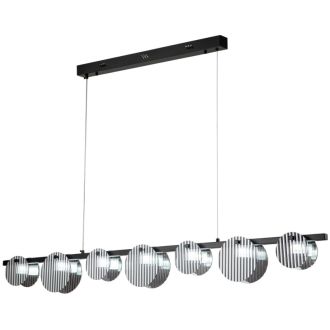 Подвесная люстра Stilfort Relux 4008/02/07PL, LED 40 Вт, черный/серый