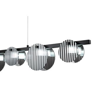 Подвесная люстра Stilfort Relux 4008/02/07PL, LED 40 Вт, черный/серый