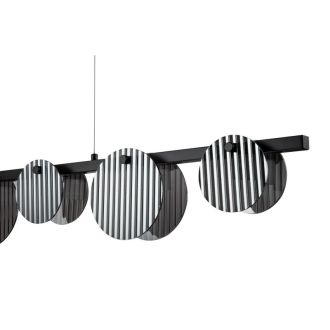 Подвесная люстра Stilfort Relux 4008/02/07PL, LED 40 Вт, черный/серый