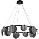 Подвесная люстра Stilfort Relux 4008/02/10P, LED 50 Вт, черный/серый Подвесная люстра Stilfort Relux 4008/02/10P, LED 50 Вт, черный/серый