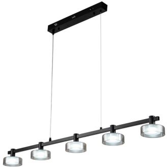 Подвесная люстра Stilfort Gloze 4009/02/05PL, LED 30 Вт, черный/белый