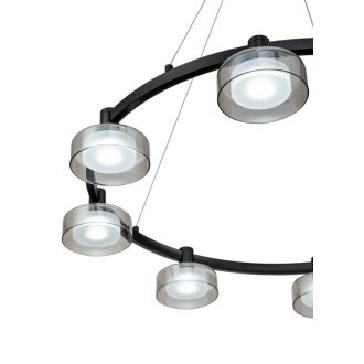 Подвесная люстра Stilfort Gloze 4009/02/08P, LED 40 Вт, черный/белый