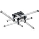 Накладная люстра Stilfort Quadro 4010/02/04C, LED 60 Вт, черный/прозрачный Накладная люстра Stilfort Quadro 4010/02/04C, LED 60 Вт, черный/прозрачный