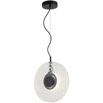 Подвесной светильник Stilfort Portu 4011/02/01P, LED 7 Вт, черный/прозрачный
