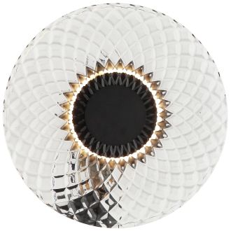 Бра Stilfort Portu 4011/02/01W, LED 7 Вт, черный/прозрачный, современный стиль