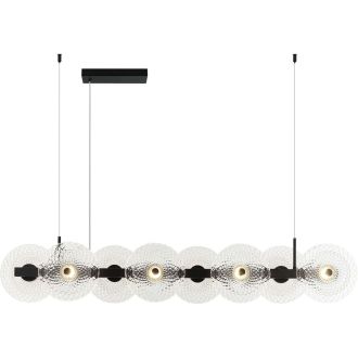 Подвесная люстра Stilfort Sportu 4012/02/08PL, LED 20 Вт, черный/прозрачный
