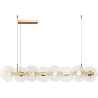 Подвесная люстра Stilfort Sportu 4012/05/08PL, LED 20 Вт, бронзовый/прозрачный
