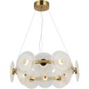 Подвесная люстра Stilfort Sportu 4012/05/12P, LED 28 Вт, бронзовый/прозрачный Подвесная люстра Stilfort Sportu 4012/05/12P, LED 28 Вт, бронзовый/прозрачный