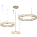 Каскадная люстра Stilfort Gabbana 4014/03/03P, LED 150 Вт, золотой/прозрачный