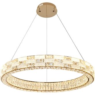 Подвесная люстра Stilfort Gabbana 4014/03/08P, LED 80 Вт, золотой/прозрачный