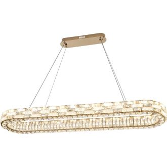 Подвесная люстра Stilfort Gabbana 4014/03/12PL, LED 80 Вт, золотой/прозрачный
