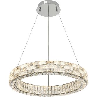 Подвесная люстра Stilfort Gabbana 4014/09/06P, LED 60 Вт, хром/прозрачный