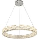 Подвесная люстра Stilfort Gabbana 4014/09/08P, LED 80 Вт, хром/прозрачный