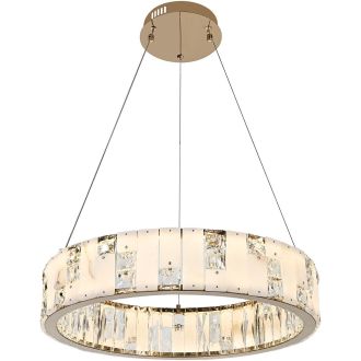 Подвесная люстра Stilfort Cherruti 4015/03/06P, LED 60 Вт, золотой/белый