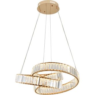 Подвесная люстра Stilfort Vintage 4020/03/06P, LED 80 Вт, золотой/прозрачный