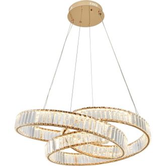 Подвесная люстра Stilfort Vintage 4020/03/08P, LED 100 Вт, золотой/прозрачный