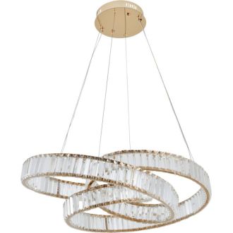 Подвесная люстра Stilfort Vintage 4020/03/08P, LED 100 Вт, золотой/прозрачный